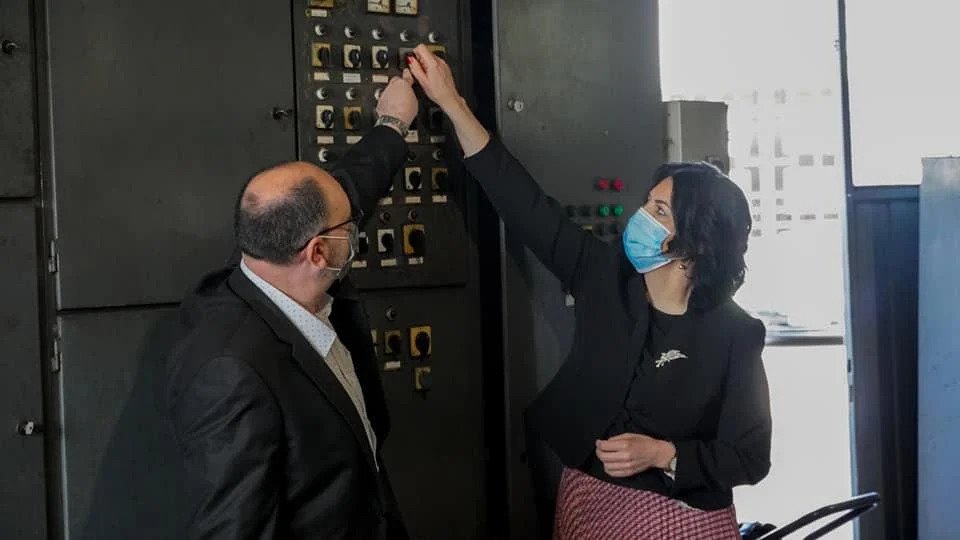 Gradonačelnica i direktor Toplane zajedno ugasili kotlarnicu; foto: Zvanični FB nalog Dragana Sotirovski