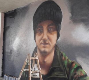 Mural u završnoj fazi; foto: M. D.