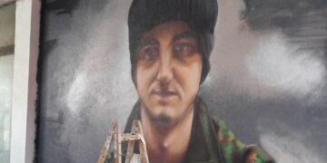 Mural u završnoj fazi; foto: M. D.