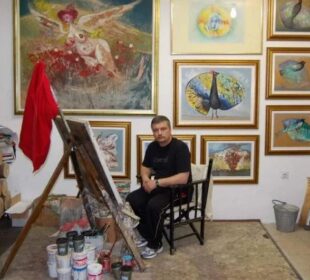 Niškom umetniku nagrada na Bijenalu akvarela u Beogradu;foto:privatna arhiva