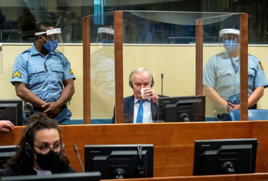 Ratko Mladić u Hagu.