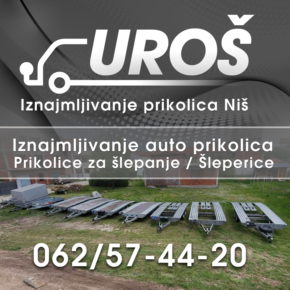 Iznajmljivanje prikolica Niš – UROŠ