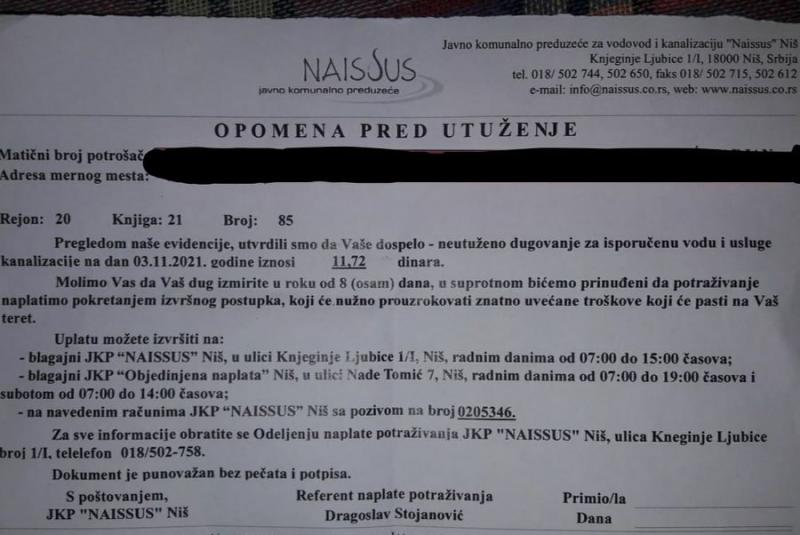 Opomena; foto: M. P.