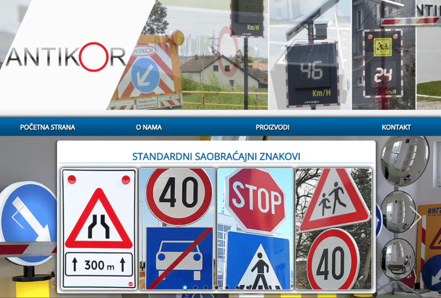 ANTIKOR Valjevo - Proizvodnja i prodaja saobraćajne signalizacije i saobraćajni znakova
