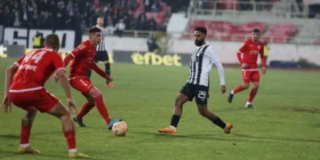 Preuzeto sa izvora: Radnički ponovo koban za Partizan; foto: FK Partizan