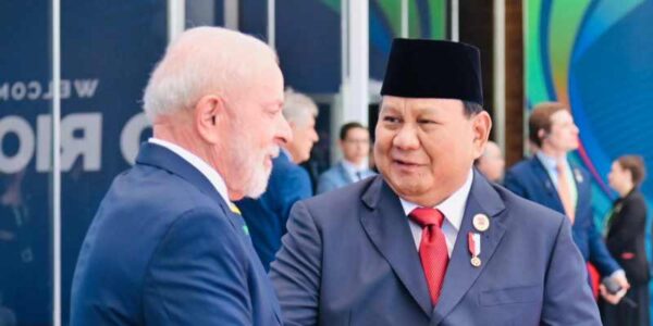 Brazilski predsednik Luiz Inacio Lula da Silva i predsednik Indonezije Prabowo Subianto