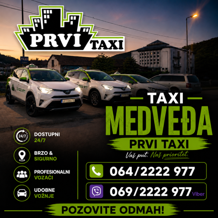 Taksi Medveđa – Prvi Taxi